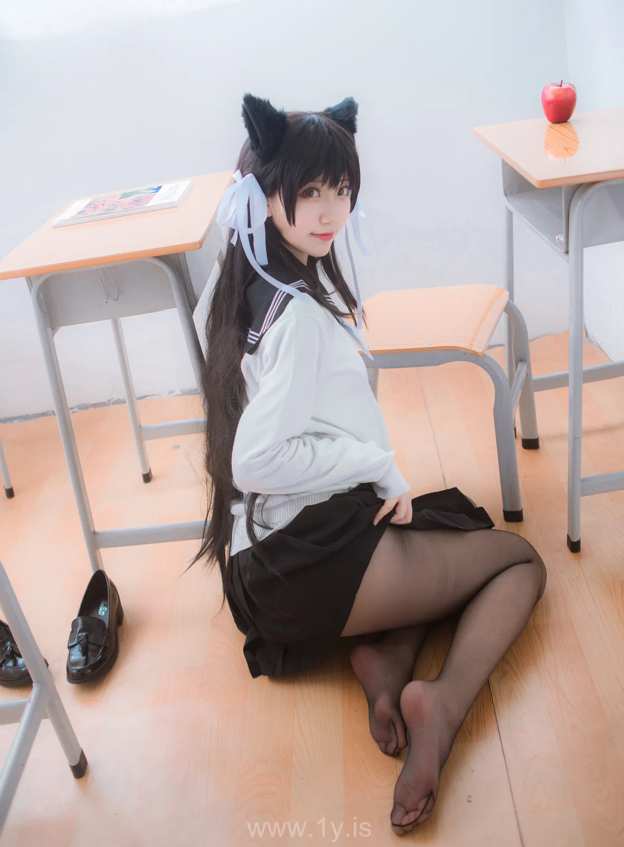 Coser@黑川 NO.005 Delightful Asian Teen 獒犬制服